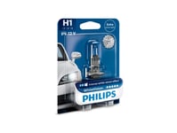 Philips Whitevision Typ Av Lampa: H1, 1-Pack, 12 V, 55 W, Strålkastarlampa, 55 W, 12 V, H1, Halogen, 3700 K, 1 Styck