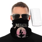 The Little Mermaid Ariel Rock Moon Men Women Outdoor Sports Windproof Breathable Variety Face Towel