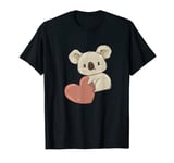 Cute Koala With Heart For Mothers Day Australia Gift Idea T-Shirt