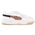 Puma Womens Cali Dream Animal Trainers - White - Size UK 4