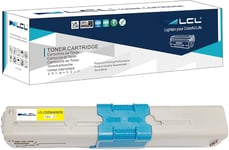 Cartouche de Toner Compatible C332dnw C332dn c332 MC363dnw MC363dn MC363 46508709 46508713 3000Pages (1Jaune) Remplacement pour OKI MC363DN MC363 C332DNW C332DN C332 MC 363 DNW MC 363 N.[G500]