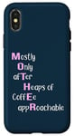 iPhone X/XS Funny Mom Pun Crossword Puzzle Coffee Mother Case