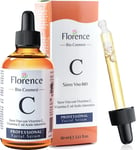 Big 2.11oz. Organic Vitamin C Serum for Face with Hyaluronic Acid & Niacinamide