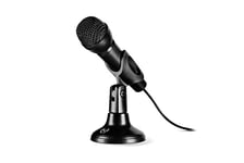 KROM KYP -NXKROMKYP- Microphone de jeu, omnidirectionnel, Jack 3,5 mm, Couleur Noir