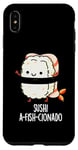 Coque pour iPhone XS Max Jeu de mots amusant Sushi A-Fish-Cionado