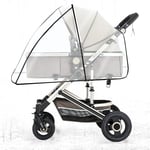 Wimony Universal Rain Cover for Pushchair,Clear Baby Stroller Weather Size and