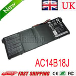 AC14b18j Laptop Battery for Acer Aspire ES 15 ES1-531 ES1-533 ES1-572 11.4V 36Wh