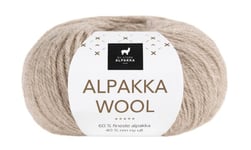 Alpakka Wool - Lys beige melert Frg: 505