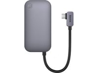 Hub 6In1 Baseus Padjoy Series Usb-C Til Usb 3.0 + Hdmi + Usb-C Pd + Jack 3,5 Mm + Sd/Tf (Grå)