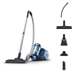 Rowenta Swift Power Cyclonic Aspirateur sans sac, Puissance 900 W max, Compact, Haute filtration, Nombreux accessoires RO2981EA, Bleu, Única