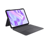 LOGITECH Combo Touch 13 iPad Pro Keyboard Folio - Graphite, Silver/Grey