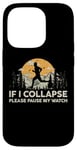 iPhone 14 Pro If I collapse Please Pause my Watch Running Marathon Runner Case