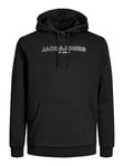 Jack & Jones Men's Pullover Sweatshirt Hoodie Long Sleeve Warm Hooded Sweat Top