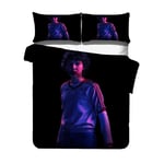 Stranger Things Season 3 Eleven Dustin Demogorgon Bed Linen Set with Zip 3D Print Teenagers Girls Kids 200 X 200 Cm Duvet Cover with Pillow Case,6,210x210cm