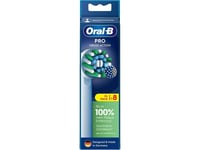 Oral-B Crossaction , 8 Styck, Vit, 3 Månad (Er), Oral-B, Låda