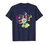 Invader Zim GIR Mask Off Colorful Power Stance T-Shirt