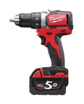 Perceuse visseuse Milwaukee M18 BLDD-502C - 2 Batteries 5.0Ah, chargeur, coffret - 4933448458