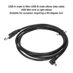 Elbow Data Cable 90 Degree Usb2.0 Male To Mini Usb Male Hard Drive Compute Set