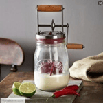 Kilner Manual Butter Churner Homemade Fresh Butter Buttermilk Maker Easy Simple