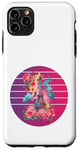 Coque pour iPhone 11 Pro Max Tour Eiffel Paris aquarelle fleurs romantique onirique