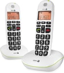 Doro Phoneeasy 100W DECT Cordless Phone with Amplified Sound and Big Buttons, NO