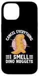 Coque pour iPhone 14 Nugget de poulet dinosaure en peluche Amateur de pépites de