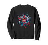 Marvel Comics Falcon Hawkeye Black Widow Spider-Man Sweatshirt