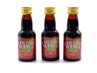 3 x Cherry Vodka 25ml - Sans Alcool, Essence pour Vodka, Arôme de Vodka