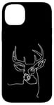 Coque pour iPhone 14 Plus Cerf One Line