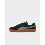 Puma Mens Suede Army Trainers in black blue Leather - Size UK 8