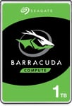 BarraCuda Pro, 1 To, Disque Dur Interne Hautes Performances HDD - 2,5"" SATA 6 Gbit/s 7 200 tr/min, 128 Mo de mémoire cache, pour PC, services Rescue valables 2 ans (ST1000LM049)