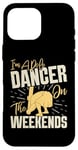 Coque pour iPhone 16 Pro Max Pole Dancer les Highland Games le week-end : Caber Toss