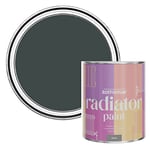 Rust-Oleum Black Heat Resistant Radiator Paint in Satin Finish - Black Sand 750ml