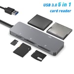 USB 3.0 Multifunction Card Reader CFast//XD//TF Card Reader 5 in 1 USB Caofr