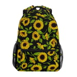 LNLN Hermosas mochilas de girasol, Mochila escolar, Mochila, viaje, senderismo, acampada, Mochila