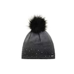 Eisbär Dip Dye Lux Crystal Bonnet pour Femme Taille Unique Gris imprimé avec Noir