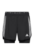 Adidas Performance Own The Run 3 Stripes 2In1 Short Svart