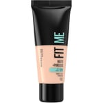 Maybelline New-York - Fond de teint Fluide Fit Me Matte & Poreless - Peaux normales à grasses - Teinte : 104 Ivoire Rosé - 30 ml