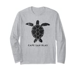 Cape San Blas Florida FL Beach Vacation Vintage Sea Turtle Long Sleeve T-Shirt