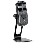 IK Multimedia iRig Stream Mic USB Condenser Microphone with Integrated Audio Interface -Podcast Microphone, Gaming Microphone for pc, Streaming Microphone Plus Audio Mixer USB Audio Interface