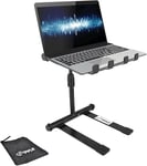 Pyle Support Ordinateur Portable Pliable-Table Debout avec Angle Réglable- Support PC Portable – Laptop Stand-Hauteur Pliable et Plateau Antidérapant à Quatre Branches pour iPad