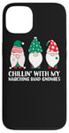 iPhone 13 Chilling With My Marching Band Gnomies Funny Gnome Xmas PJs Case