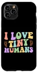 Coque pour iPhone 11 Pro Citation « I Love Tiny Humans »