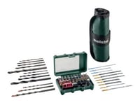 Metabo - Jig Saw Blade, Screwdriver And Drill Bit Set - 55 Delar