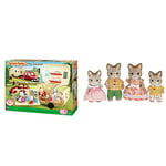 Sylvanian Families 5489 The Caravan - Dollhouse Playsets & Striped Cat Family