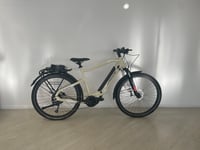 Haibike Trekking 4 High Desert/ White 52 cm 52 cm Beige Recycle - Cykel-Recycle - Mountainbike Cykel-Recycle