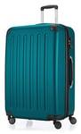 HAUPTSTADTKOFFER - Spree - Valise plus Grande de soute, Poignée télescopique,Trolley Rigide ABS, TSA, extensible, extra léger, 4 roues, 75 cm, 119 L, Vert aqua