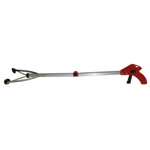 Skräpplockare / Vikbar Griptång - 82 cm Metall utseende