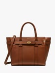 Mulberry Small Bayswater Zipped Classic Grain Leather Tote Bag