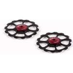 Poulies en céramique Sram XX1/XO1 - Compatibles 10/11s - Noir Cema